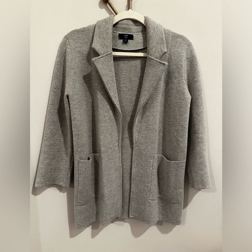 JCrew open front sweater blazer